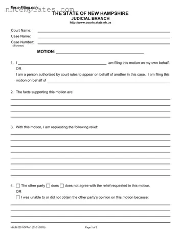 Fill in a Valid New Hampshire Form